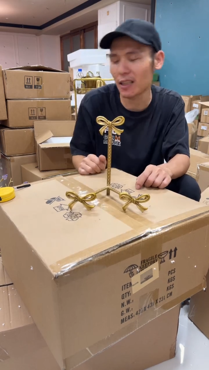 黄铜黛姿家居装饰品摆件  