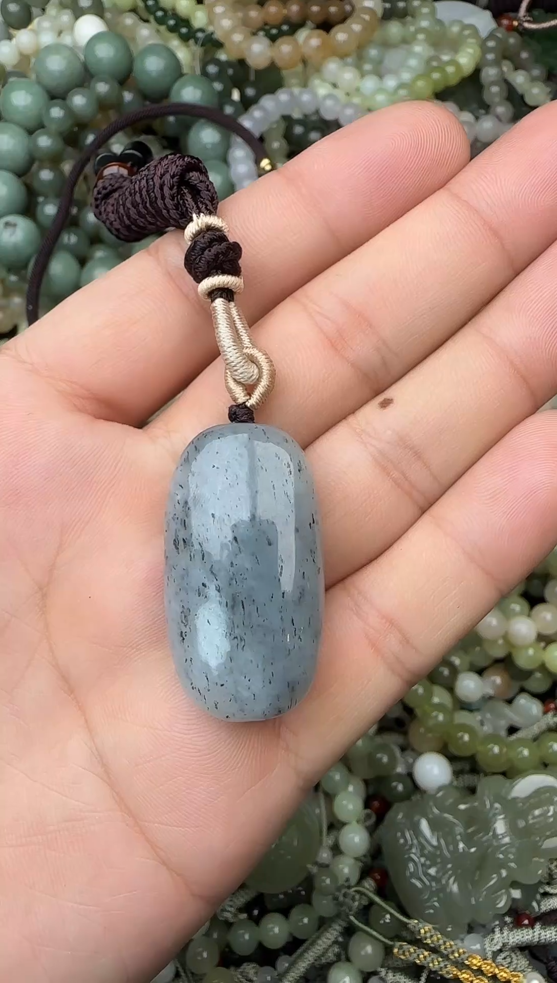 颈饰未镶嵌和田玉拍一发一