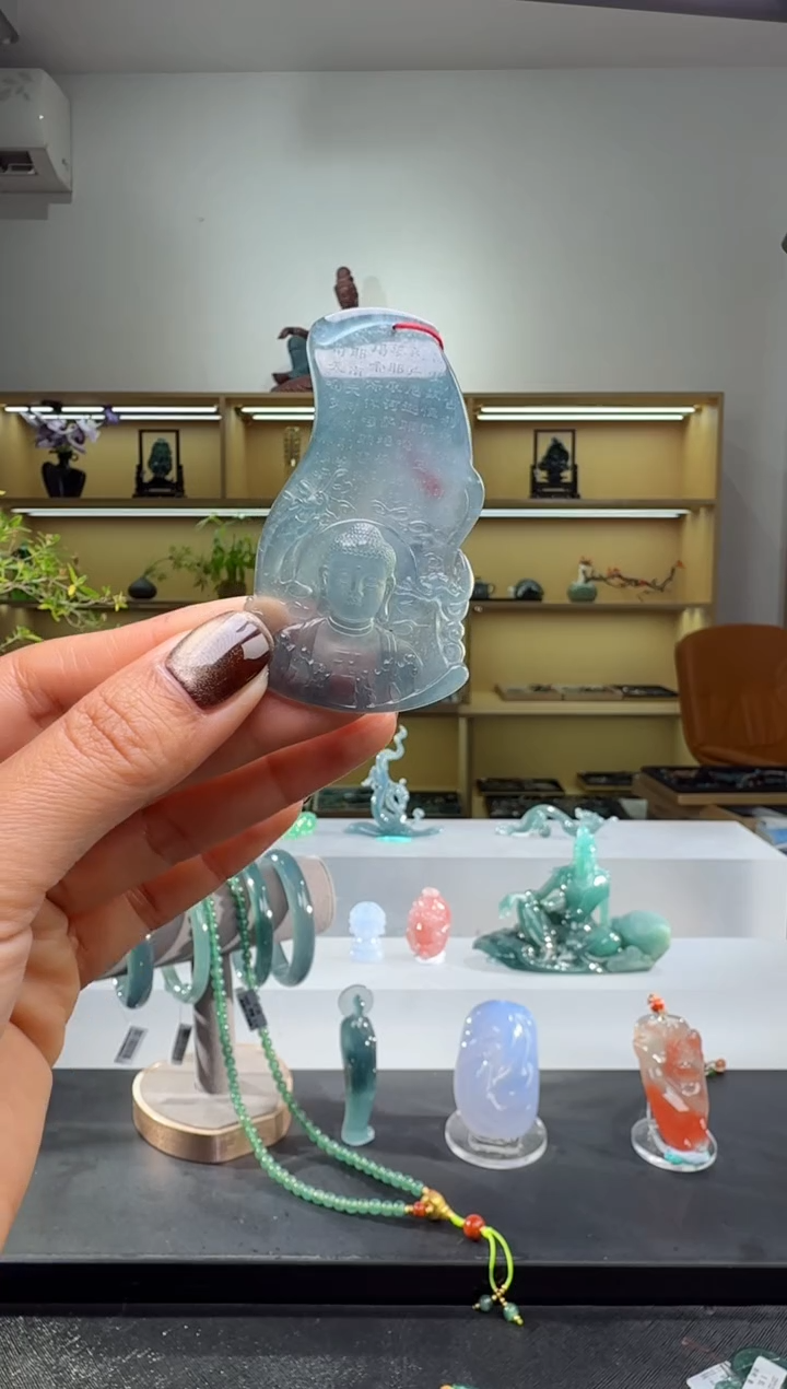 吊坠(赠链)未镶嵌翡翠阿弥