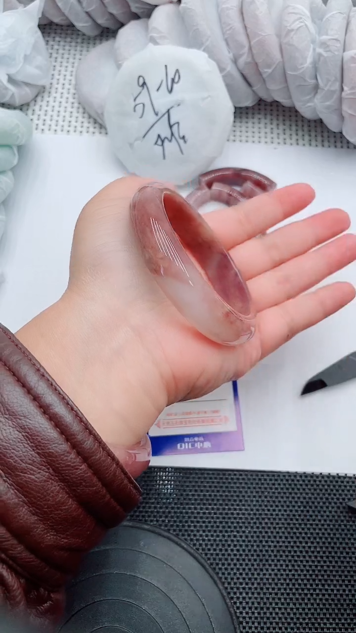 未镶嵌手镯石英质玉50-58-59