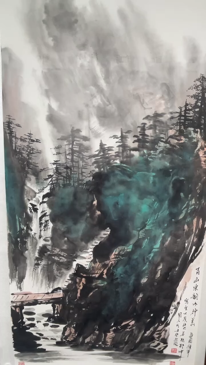 【闪购商品】国画张领军8平尺画作2