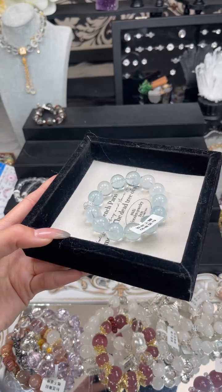 【闪购商品】烟晶手链银S925镶嵌天然水晶 多样性发货