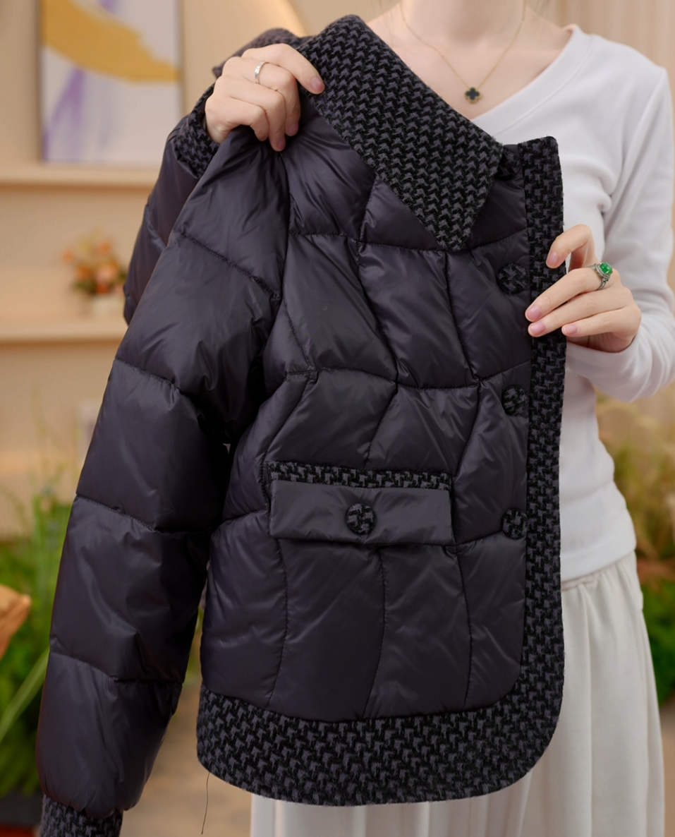 【AX】气质时尚韩版百搭保暖洋羽绒服女士17