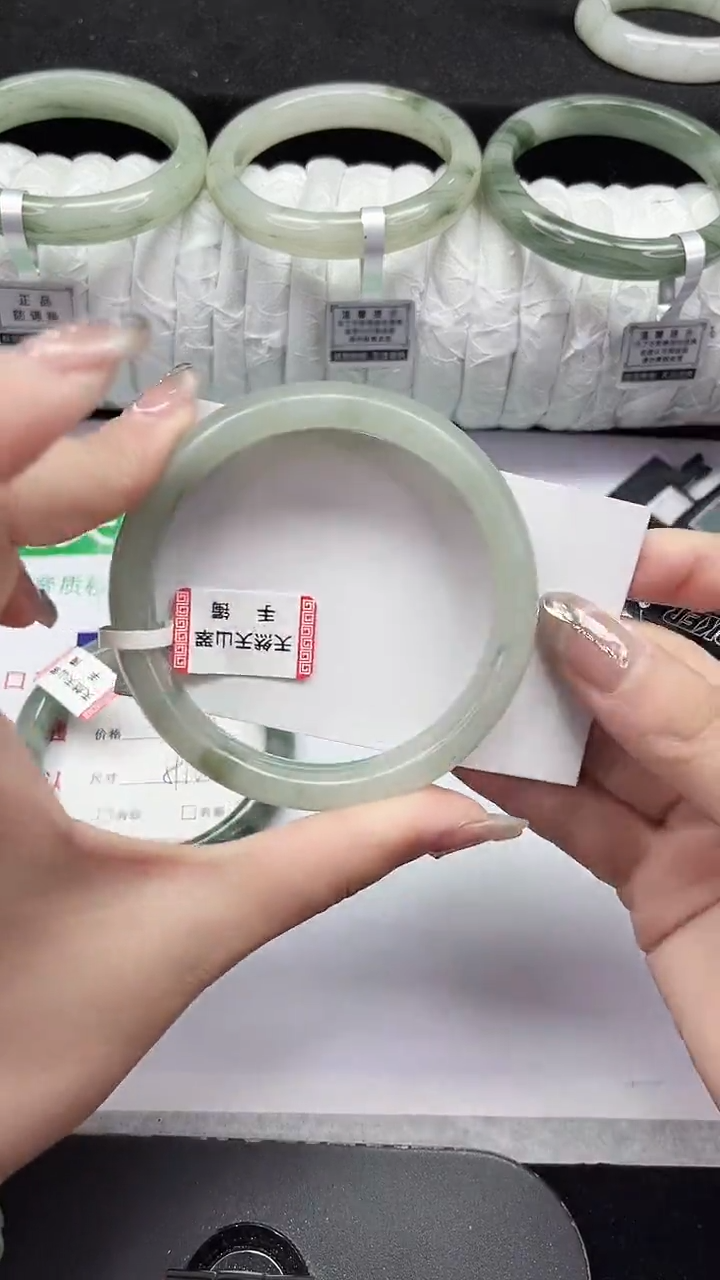 未镶嵌手镯石英质玉417-59/60