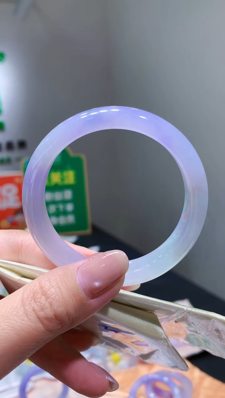 未镶嵌手镯翡翠K45天然A货缅甸翡翠55.7