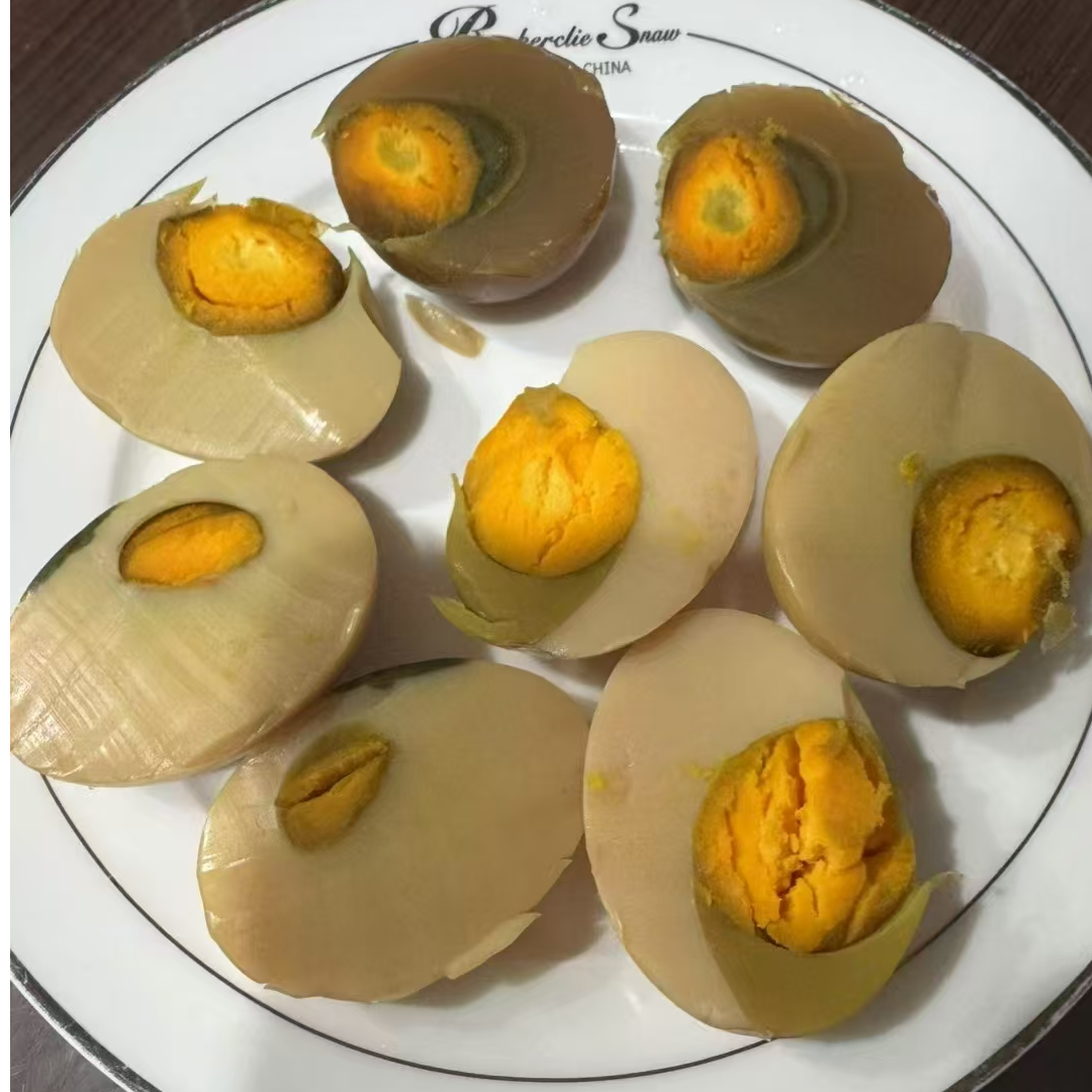【山货出山】南漳特产农家手工腌制灰鸡蛋翡翠蛋葛香蛋煮熟后食用