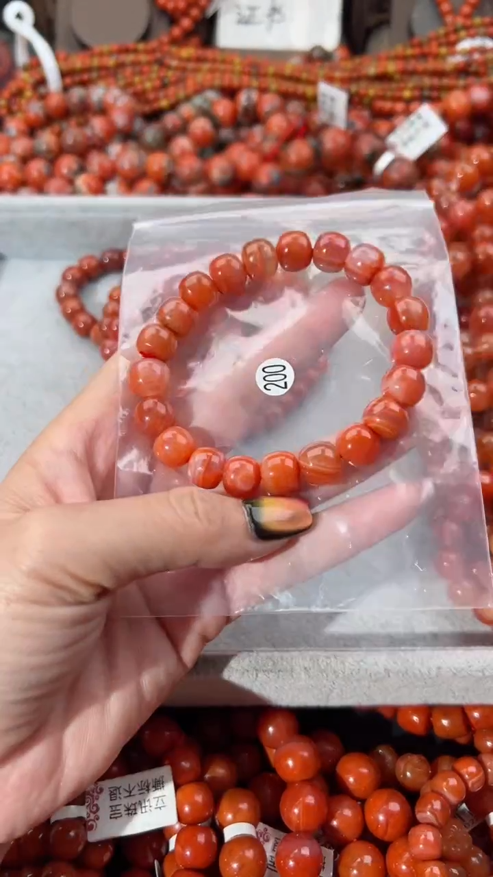 【闪购商品】南红玛瑙手串未镶嵌10+