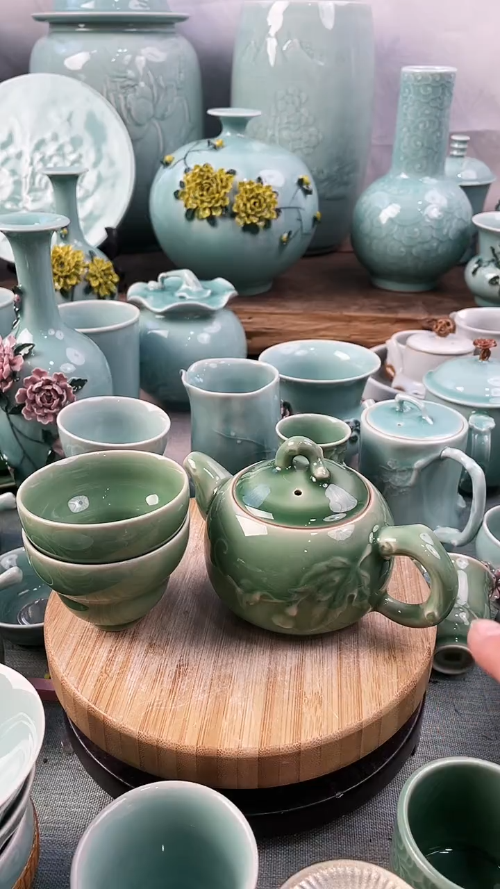 【闪购商品】特价 微瑕 慧仙青瓷
