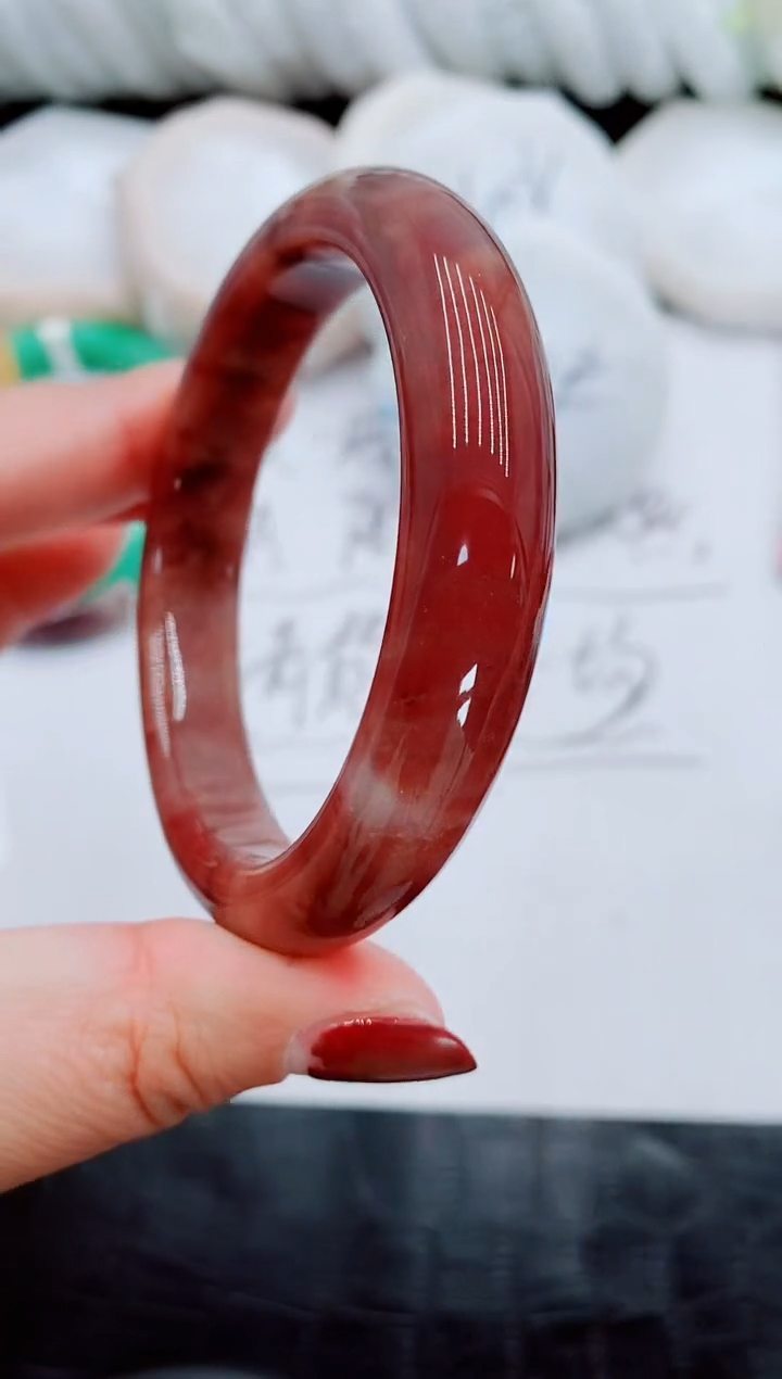 【闪购商品】石英质玉手镯未镶嵌Q92-57-58