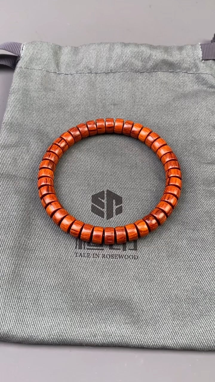 【闪购商品】檀香紫檀（小叶紫檀）手串/手链印度小叶紫檀 5x8