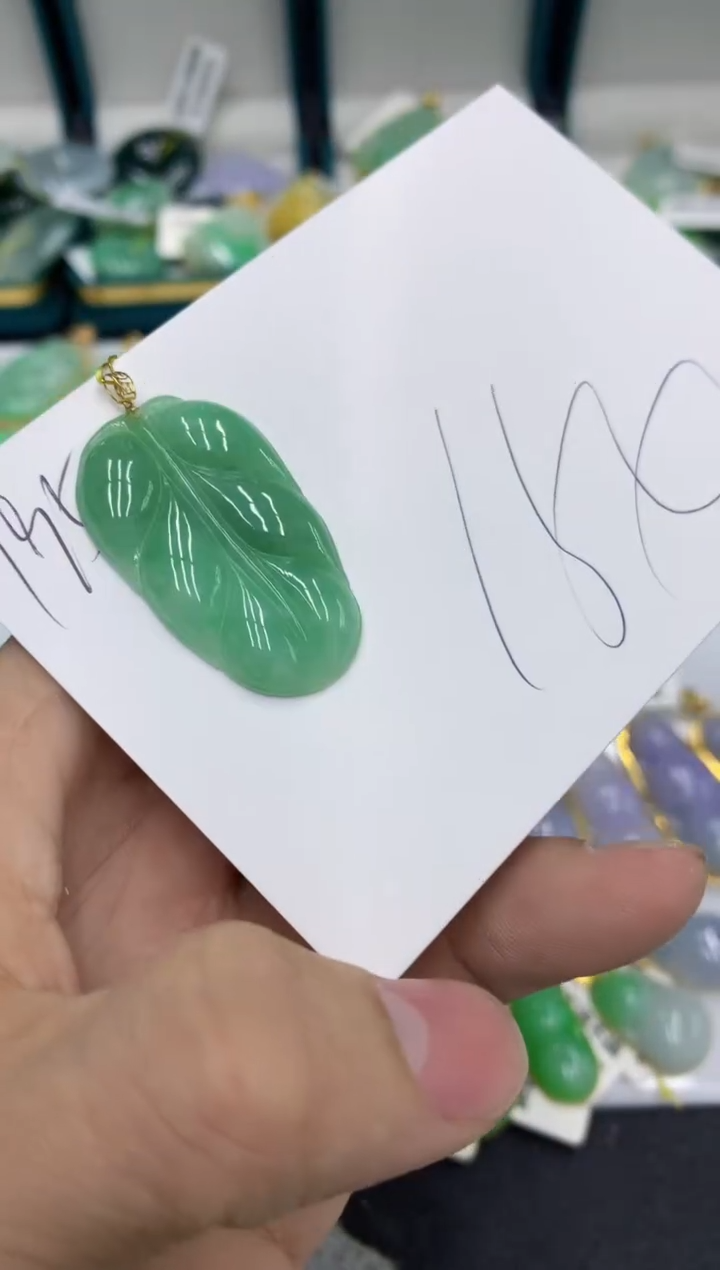 【闪购商品】翡翠颈饰18K金镶嵌号链接11111