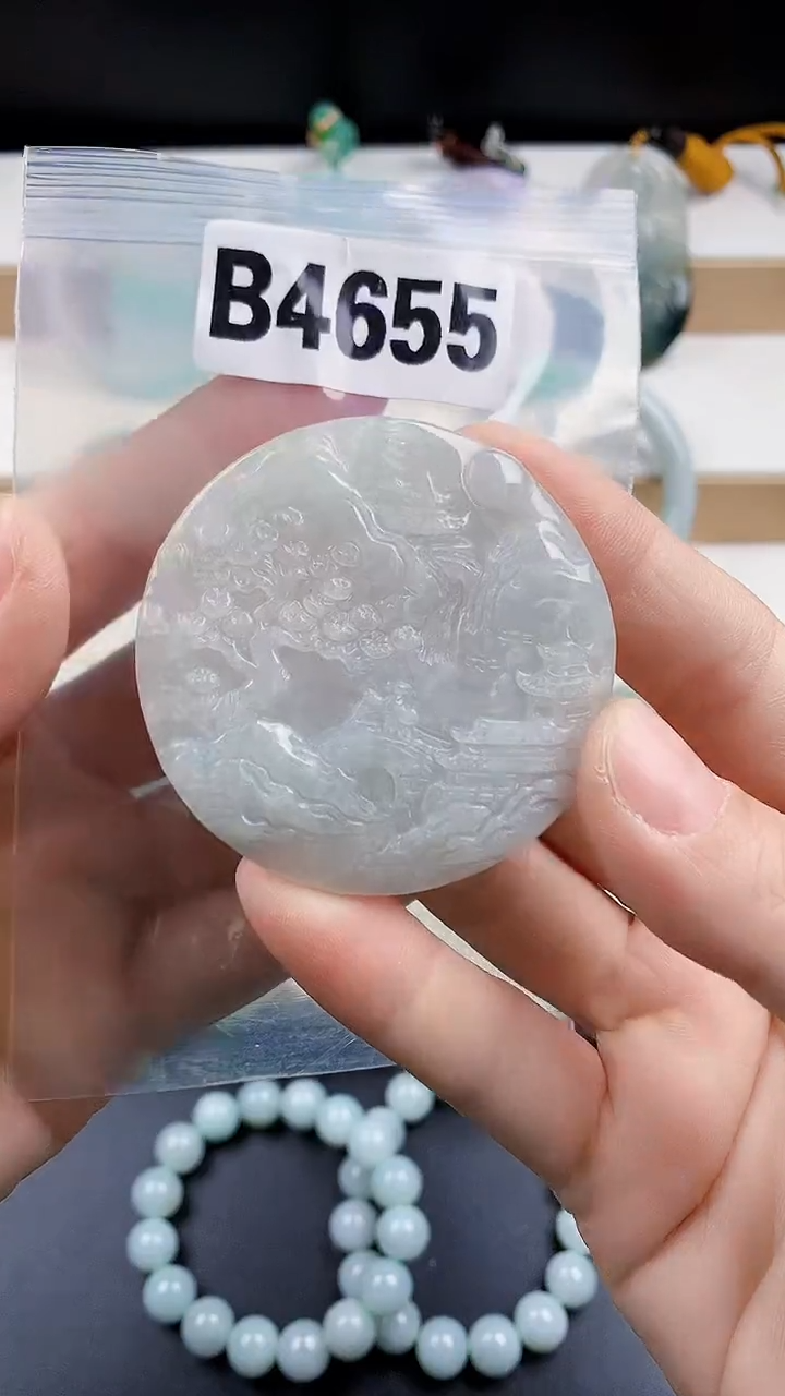 颈饰未镶嵌翡翠天然翡翠吊坠挂件