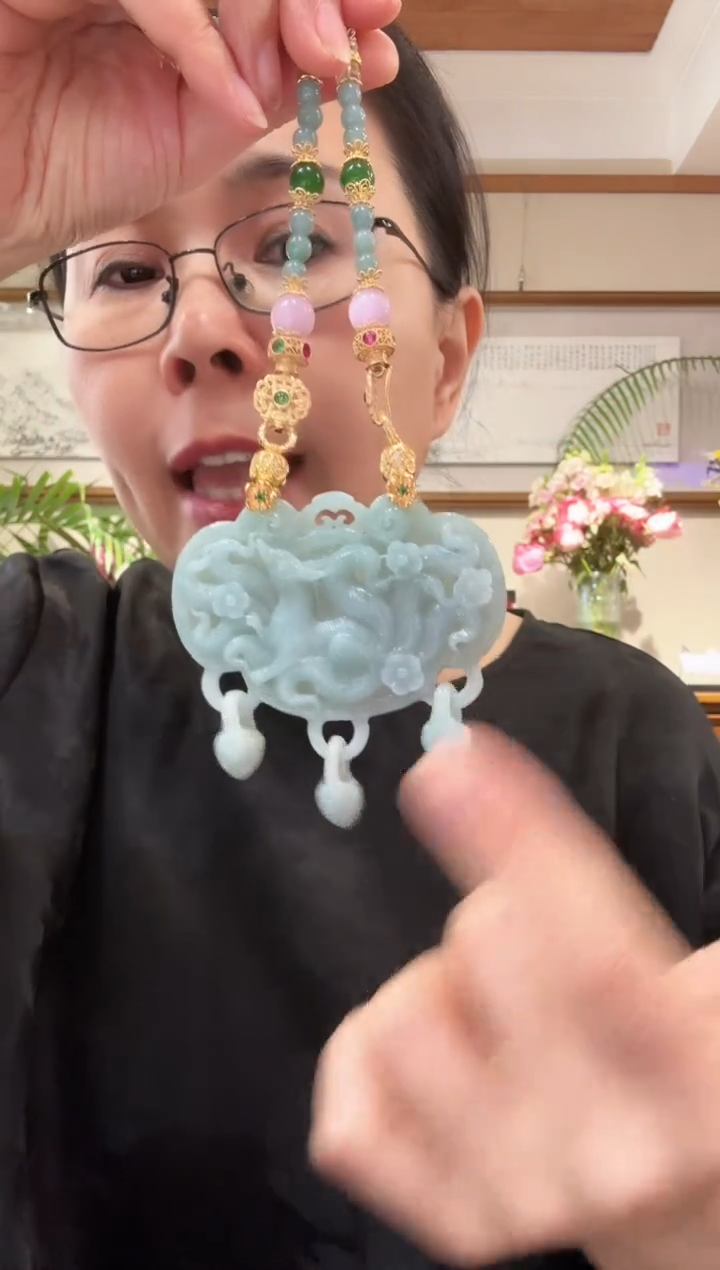 【闪购商品】翡翠颈饰未镶嵌国风