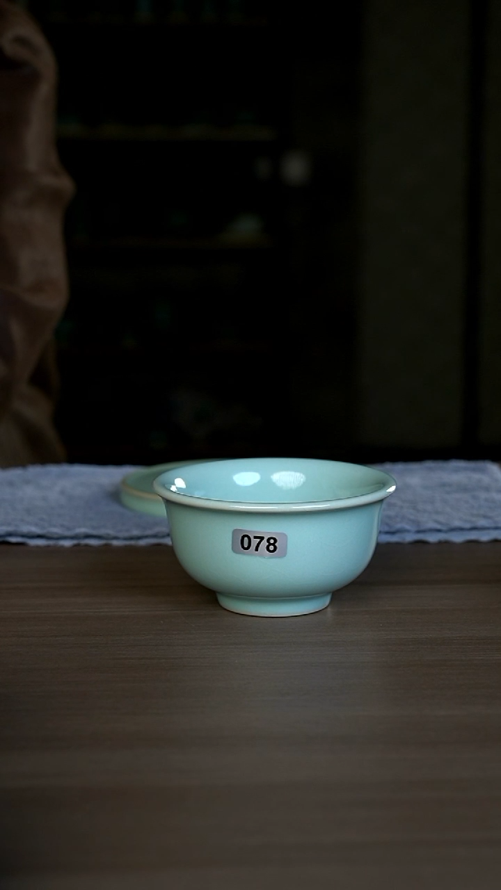 【闪购商品】杯078号天青厚胎压手杯一级