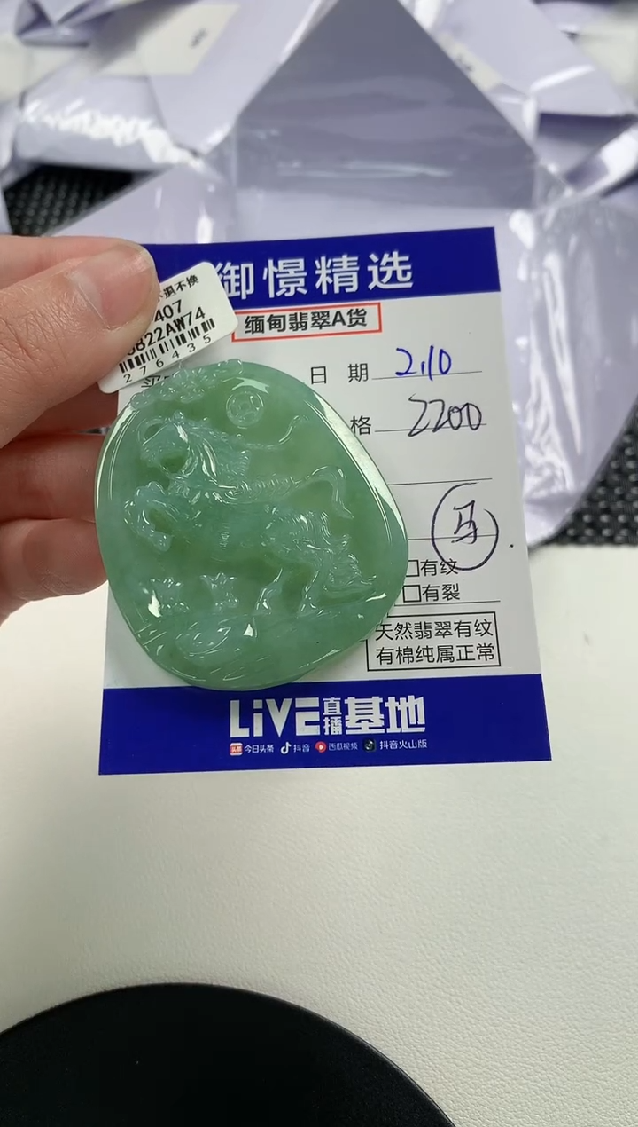 【闪购商品】翡翠颈饰未镶嵌55            