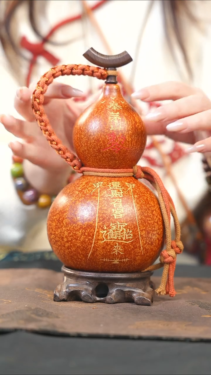 【闪购商品】RZ133大漆酒葫芦不包手串及旋转底座