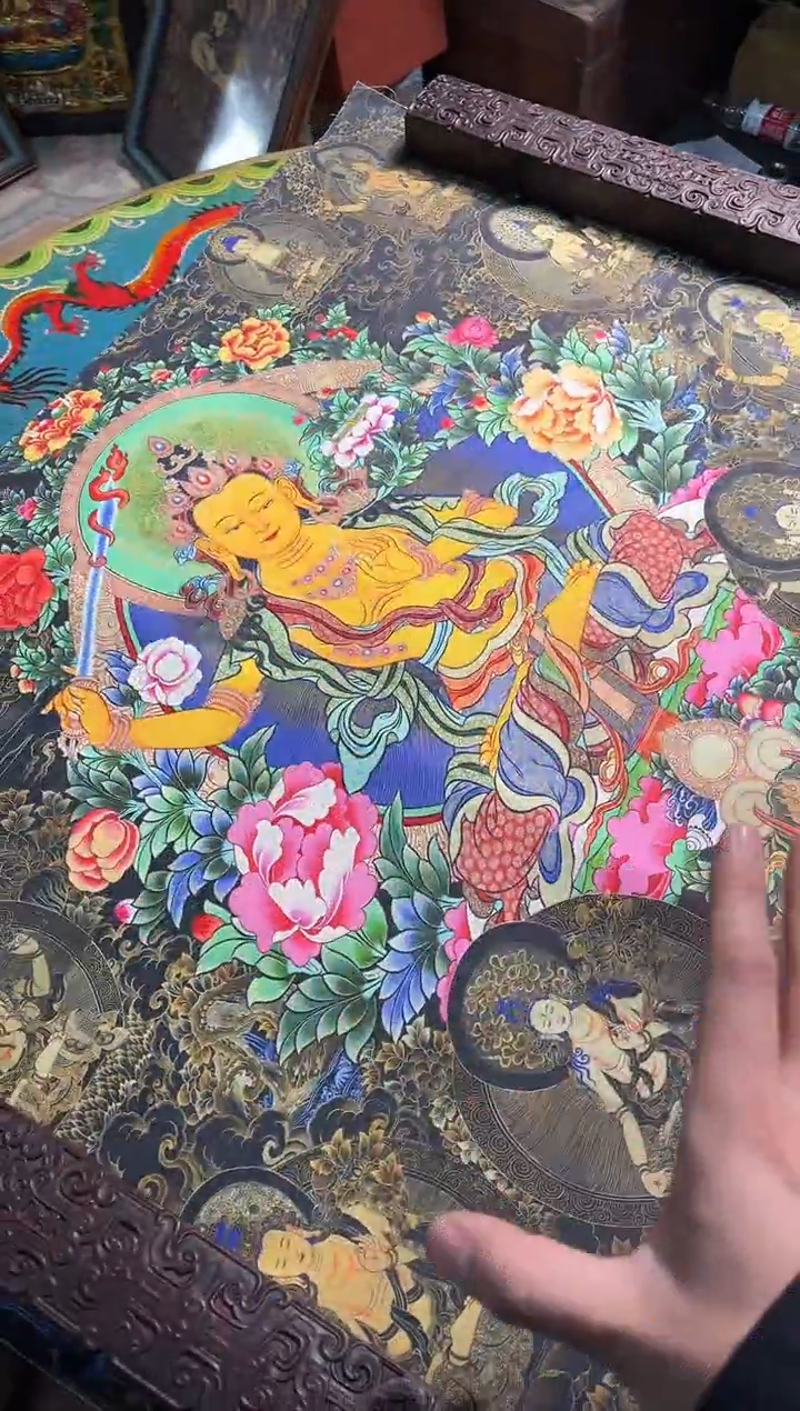 卷轴画路路的唐卡tk160