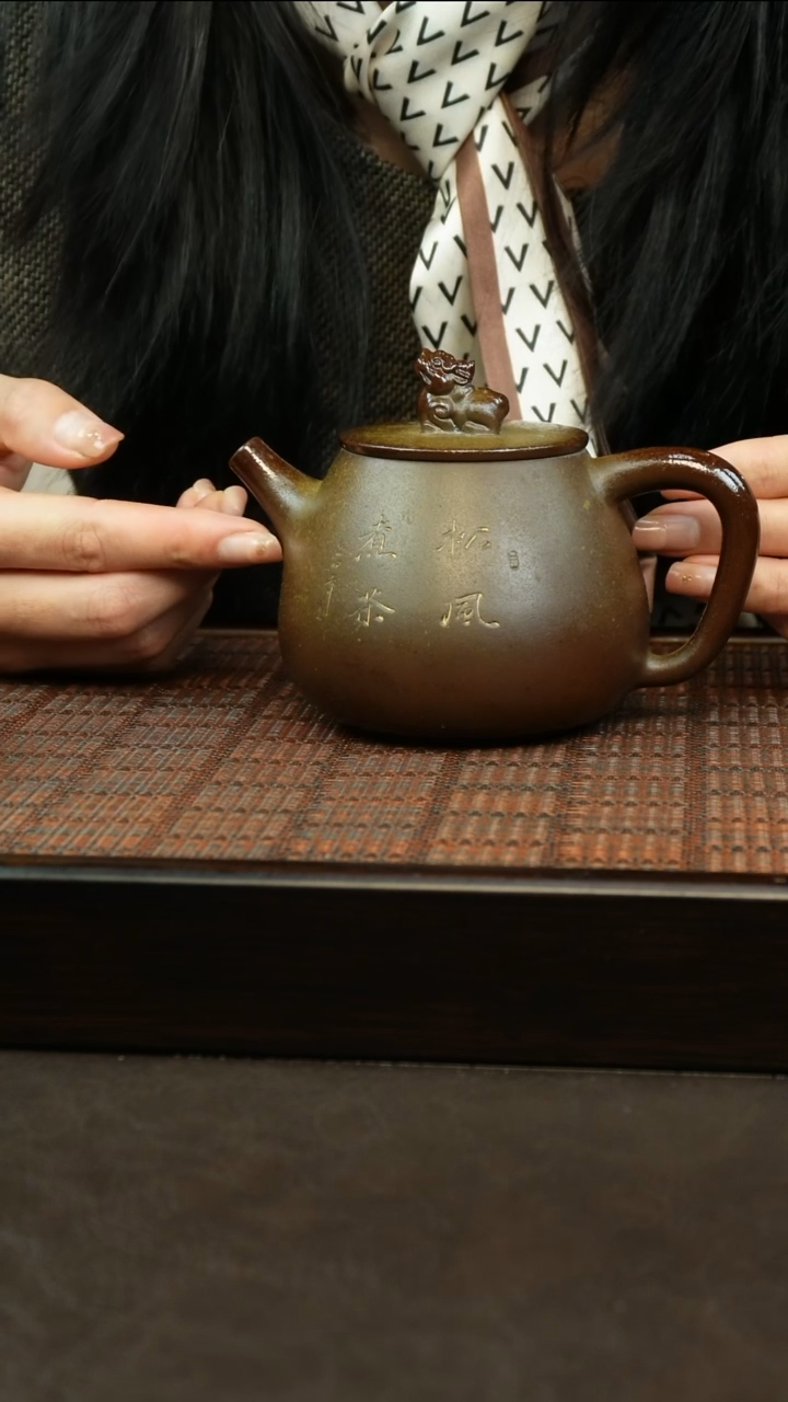 【闪购商品】坭兴陶 纯手工 柴烧 高石瓢
