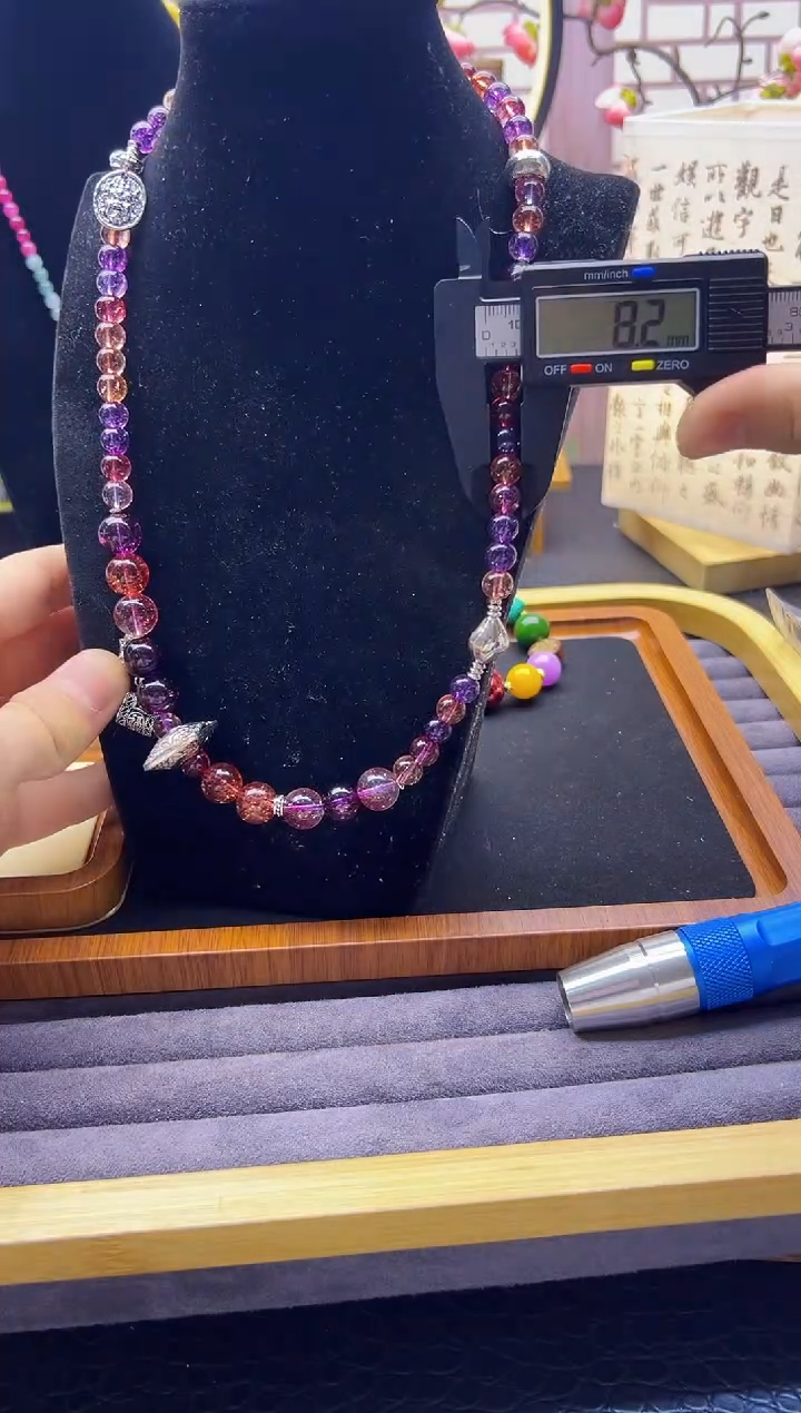 【闪购商品】水晶颈饰银S925镶嵌S294         