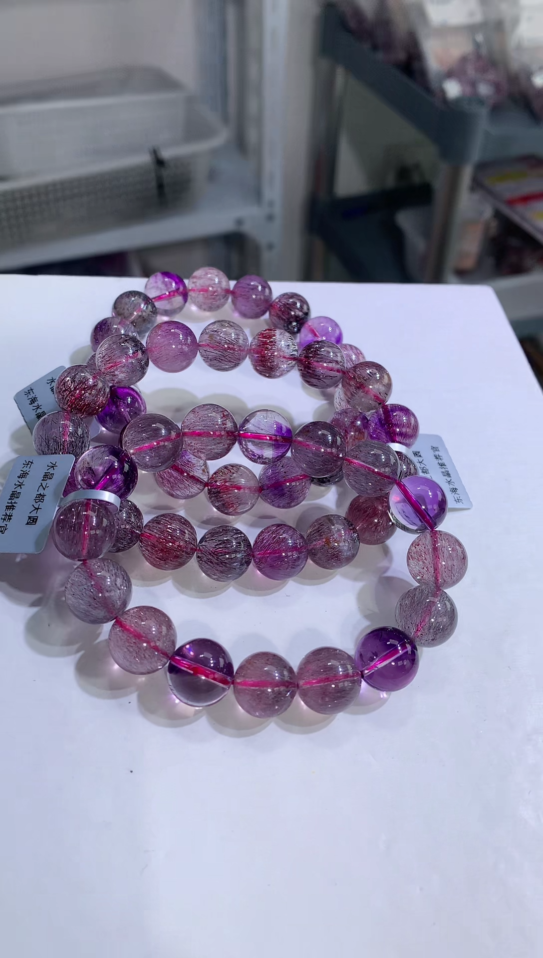 【闪购商品】水晶手链未镶嵌12.5-13mm仙女超七多样性发其一