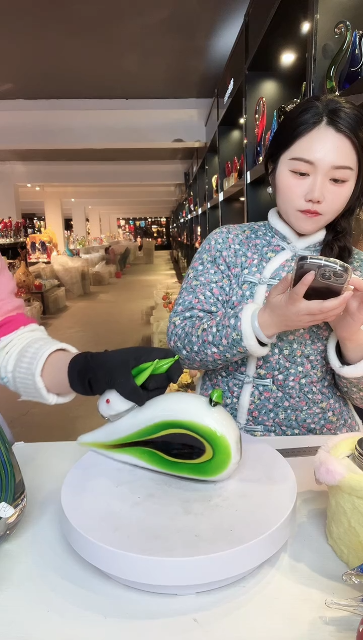 【闪购商品】茶盏琉璃摆件家居摆件