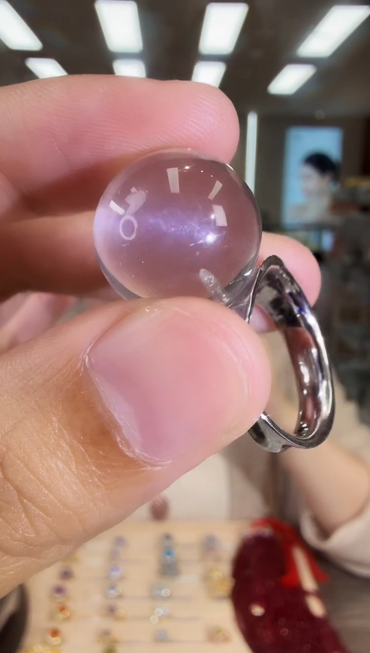 银S925镶嵌戒指水晶09