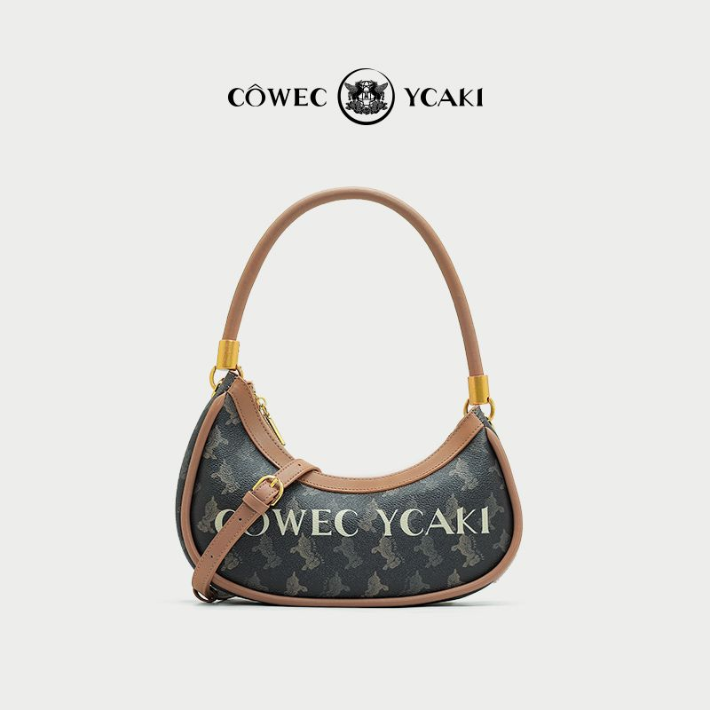 样板不退换【娇娇专享】CowecYcaki月牙包单肩斜挎女腋下包高级感s