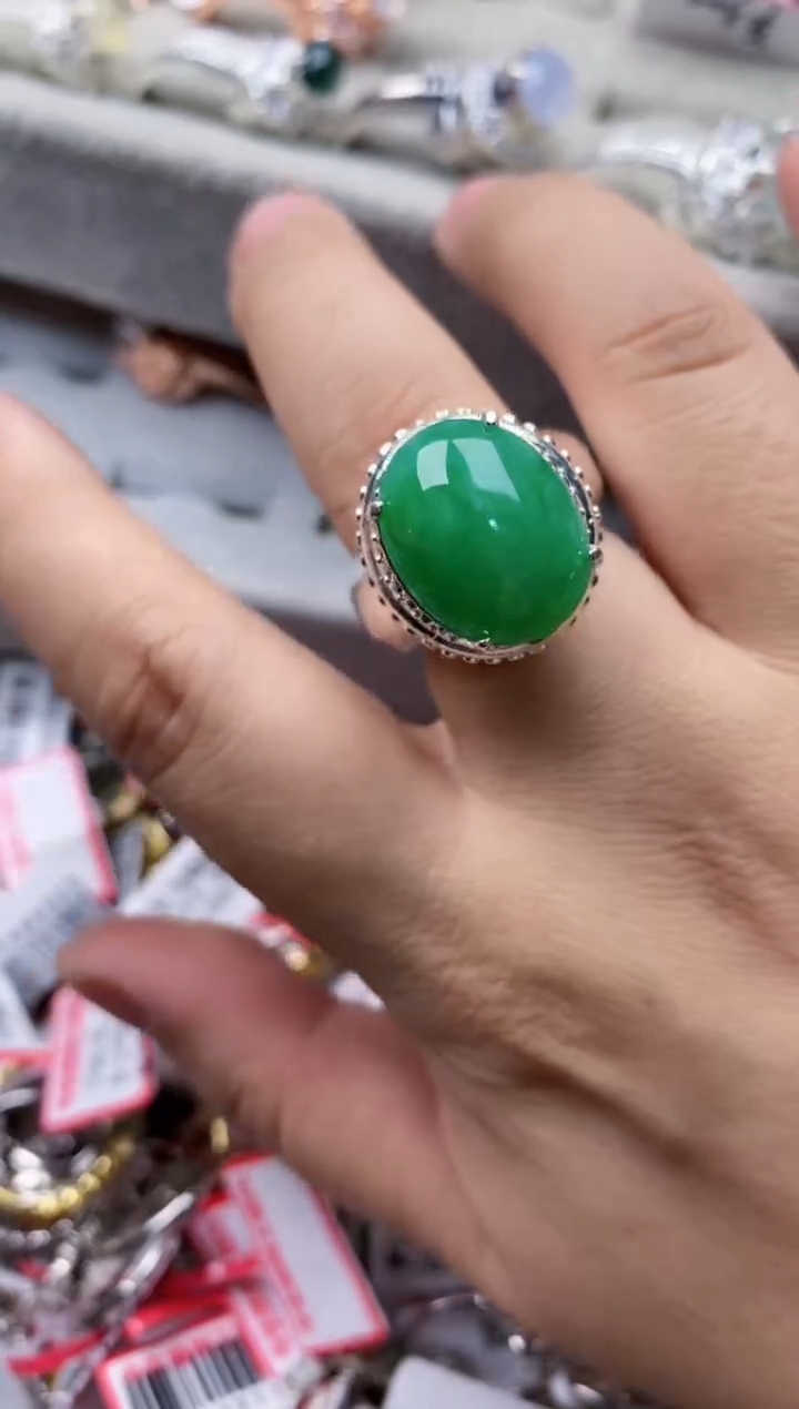 【闪购商品】翡翠戒指未镶嵌77777---58