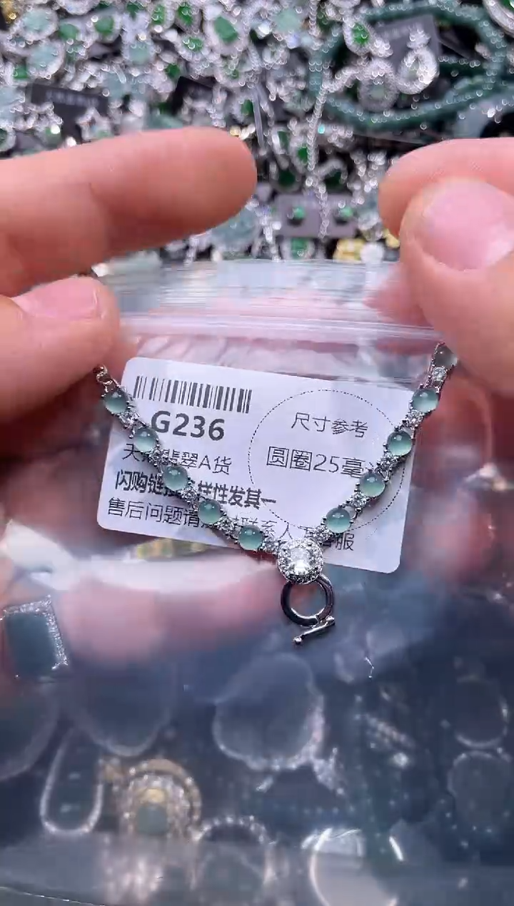 【闪购商品】翡翠颈饰未镶嵌G236项链