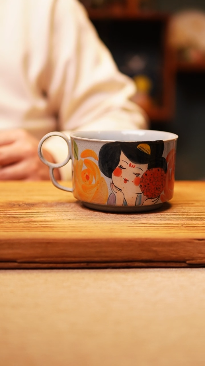 【闪购商品】@@陶园瓷舍@@纯手工手绘@高温釉下彩