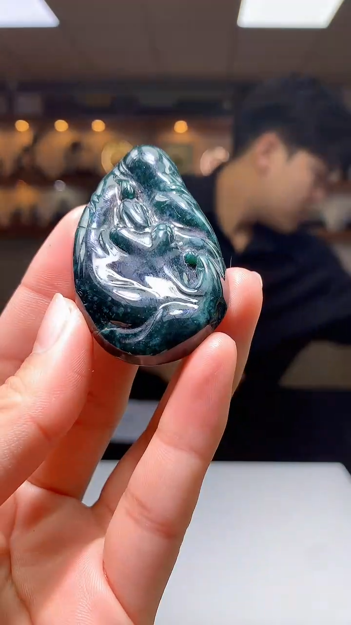 【闪购商品】翡翠颈饰未镶嵌1087hm-jj挂件6