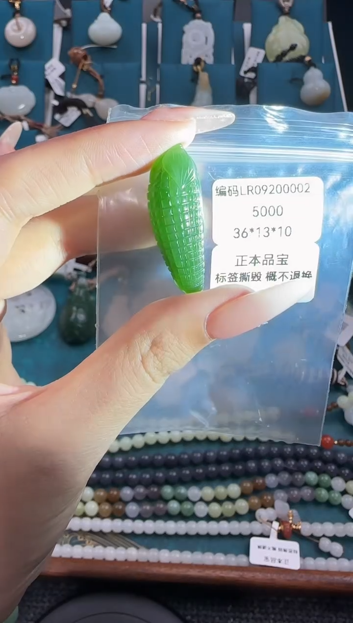 颈饰未镶嵌和田玉吊坠 LR