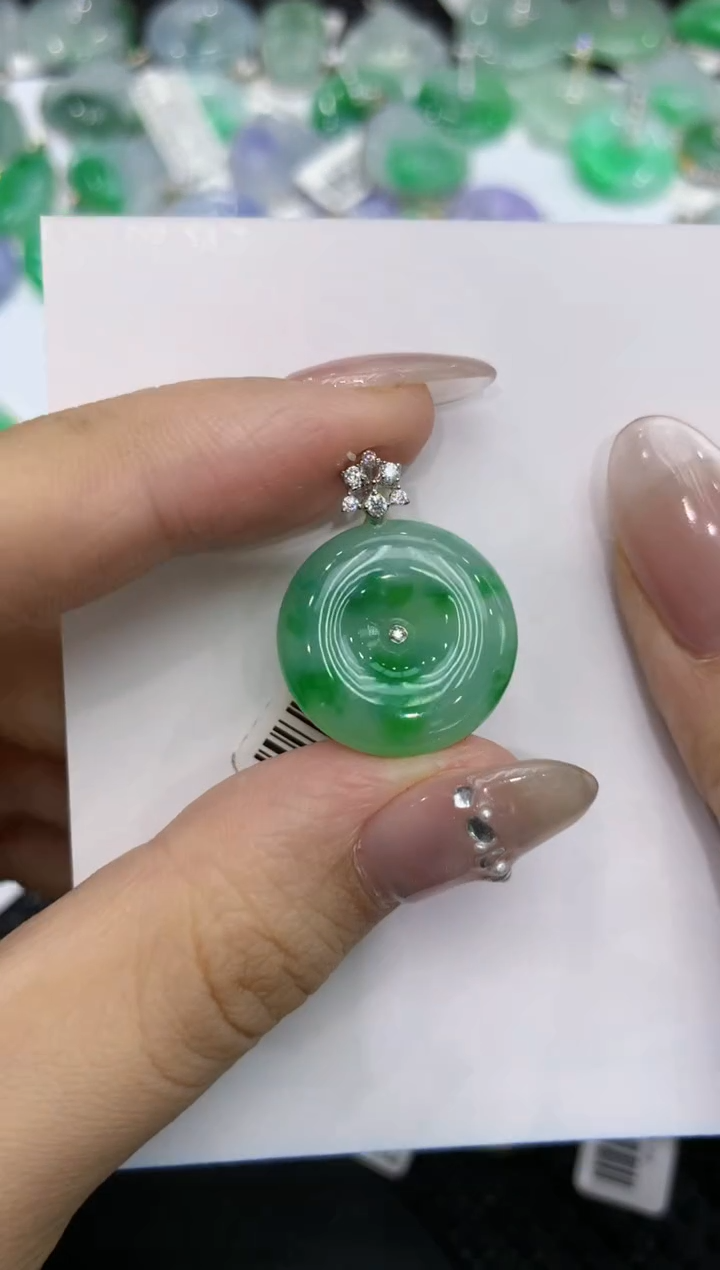 【闪购商品】翡翠颈饰18K金镶嵌 222222222