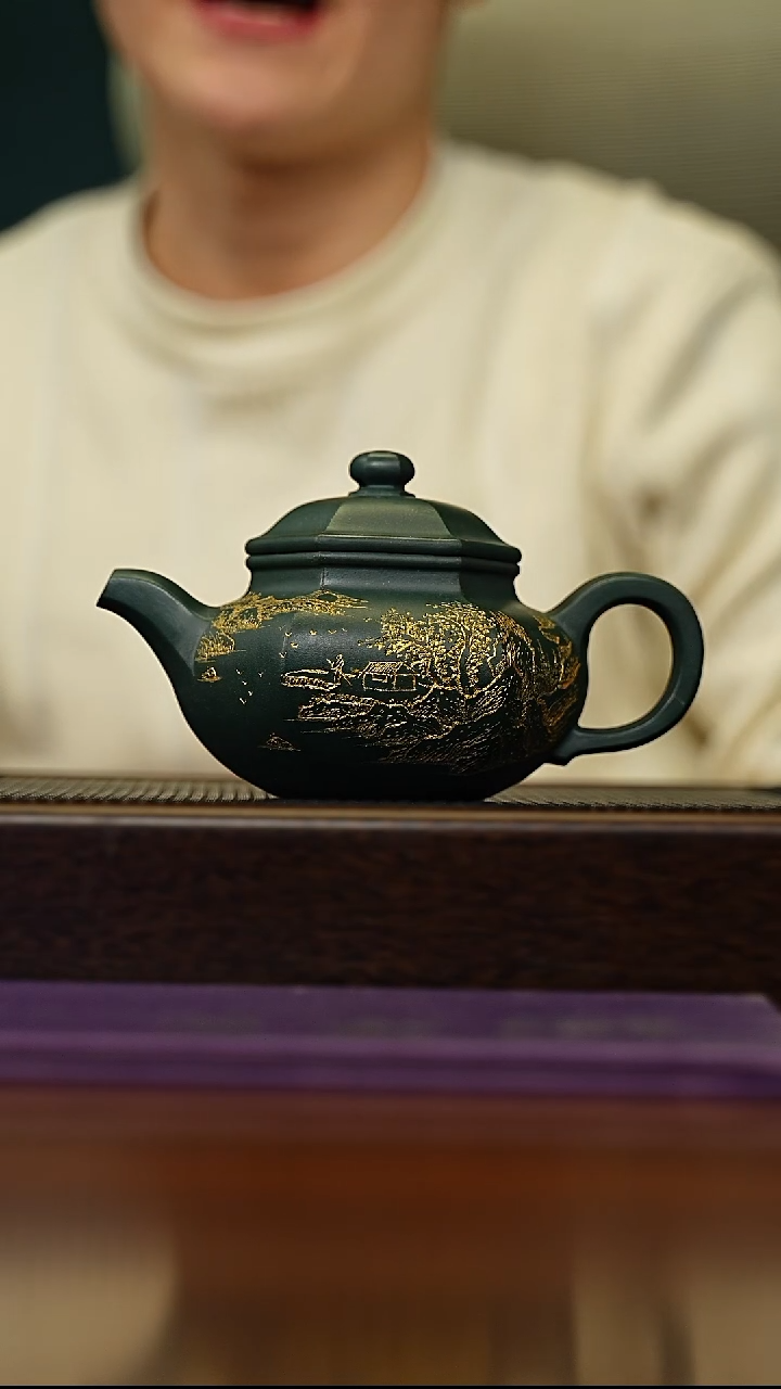 茶壶紫砂宜兴原矿 手工 紫砂壶容量290CC