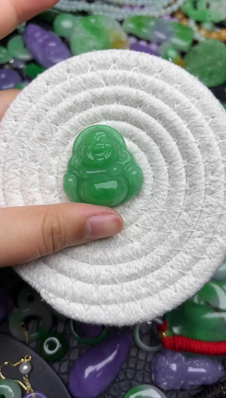 颈饰未镶嵌翡翠缅甸翡翠吊坠