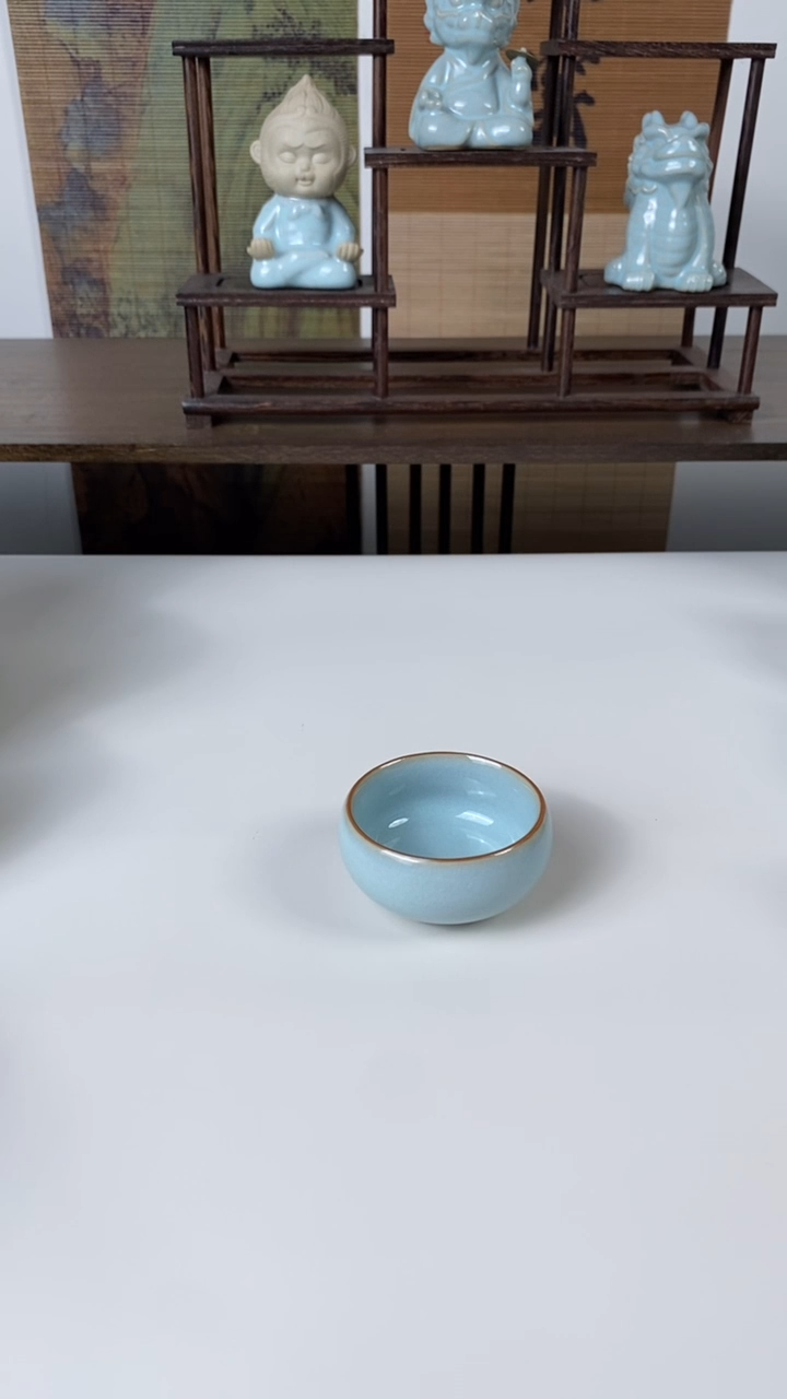 【闪购商品】杯天青圈足铜口小禅定原产地