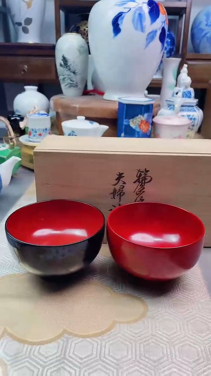 【闪购商品】盘日产实木碗一对