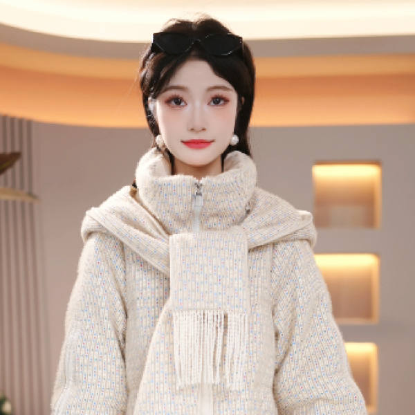 2025冬季韩版大方时尚减龄百搭气质羽绒服外套M-XL