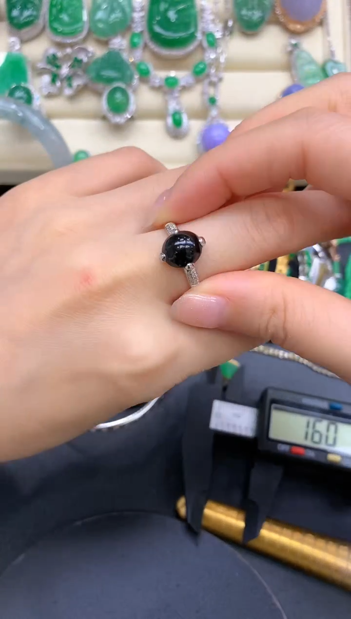 【闪购商品】翡翠戒指18K金镶嵌323-中国好珍宝