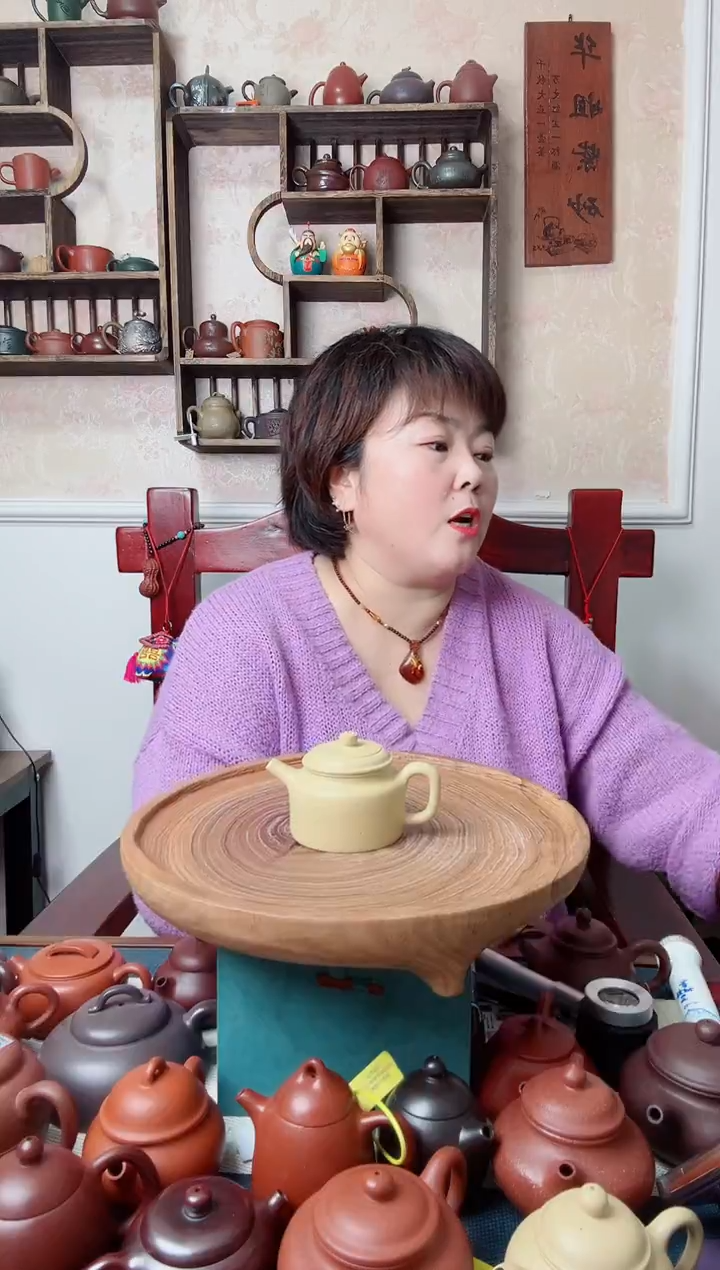 茶壶紫砂赏*德钟  本绿 130CC