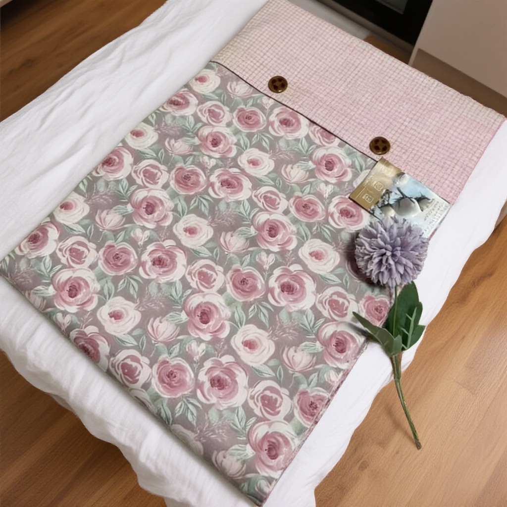 【墨尔本玫瑰】精品100%全棉被套单人双人