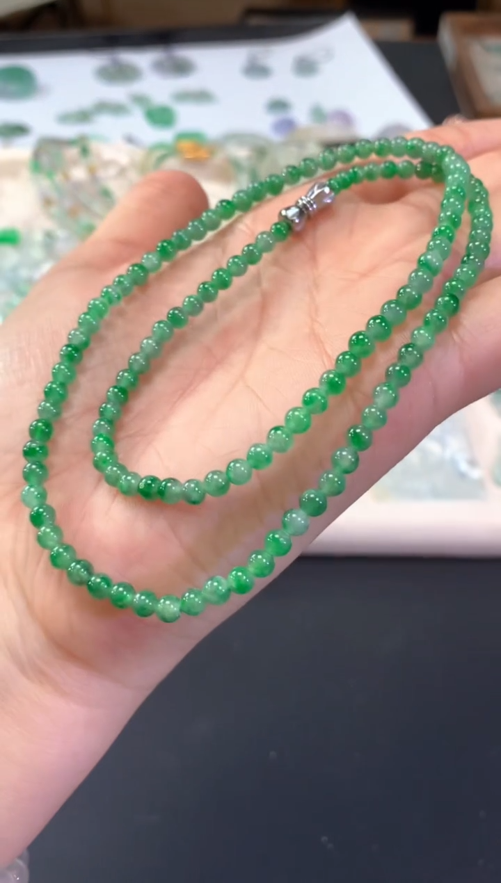 【闪购商品】翡翠项链未镶嵌A514|7800