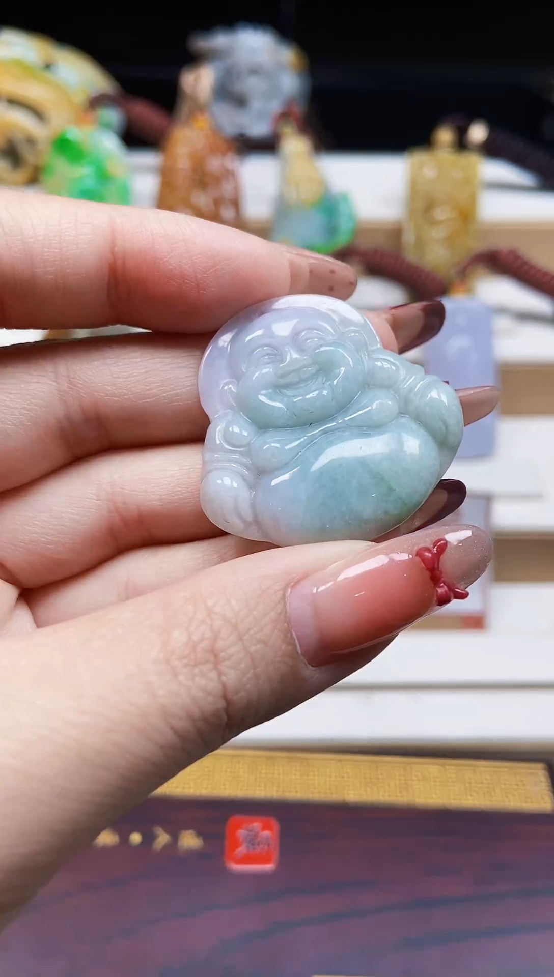 颈饰未镶嵌翡翠翡翠A货