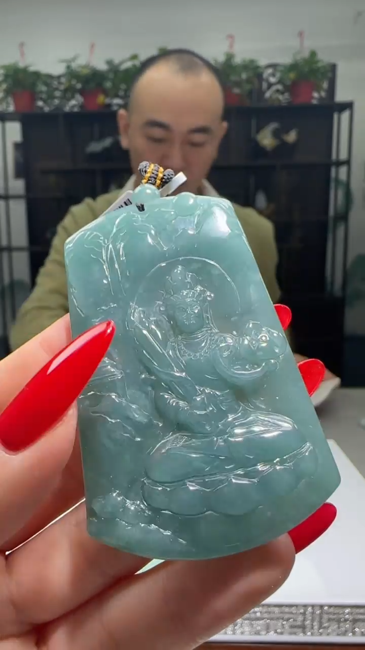 【闪购商品】翡翠颈饰未镶嵌天然翡翠A货吊坠