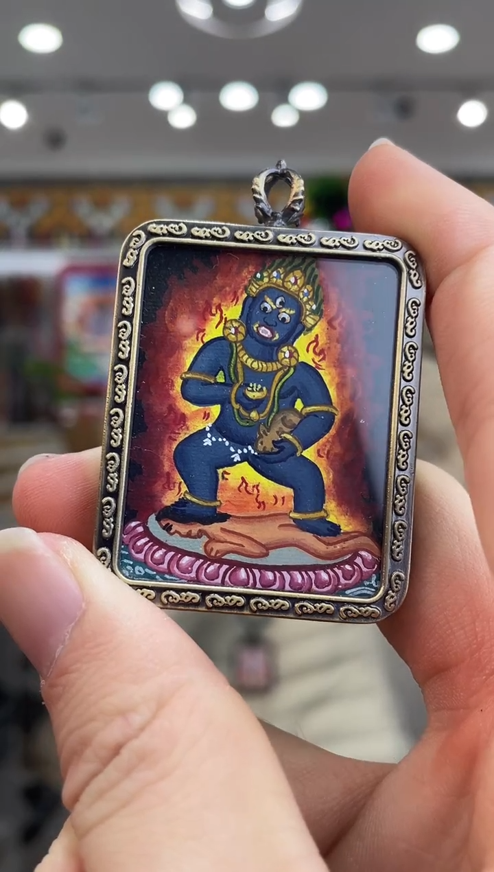 吊坠纯手绘唐卡（非质量问题不退不换）黑老师