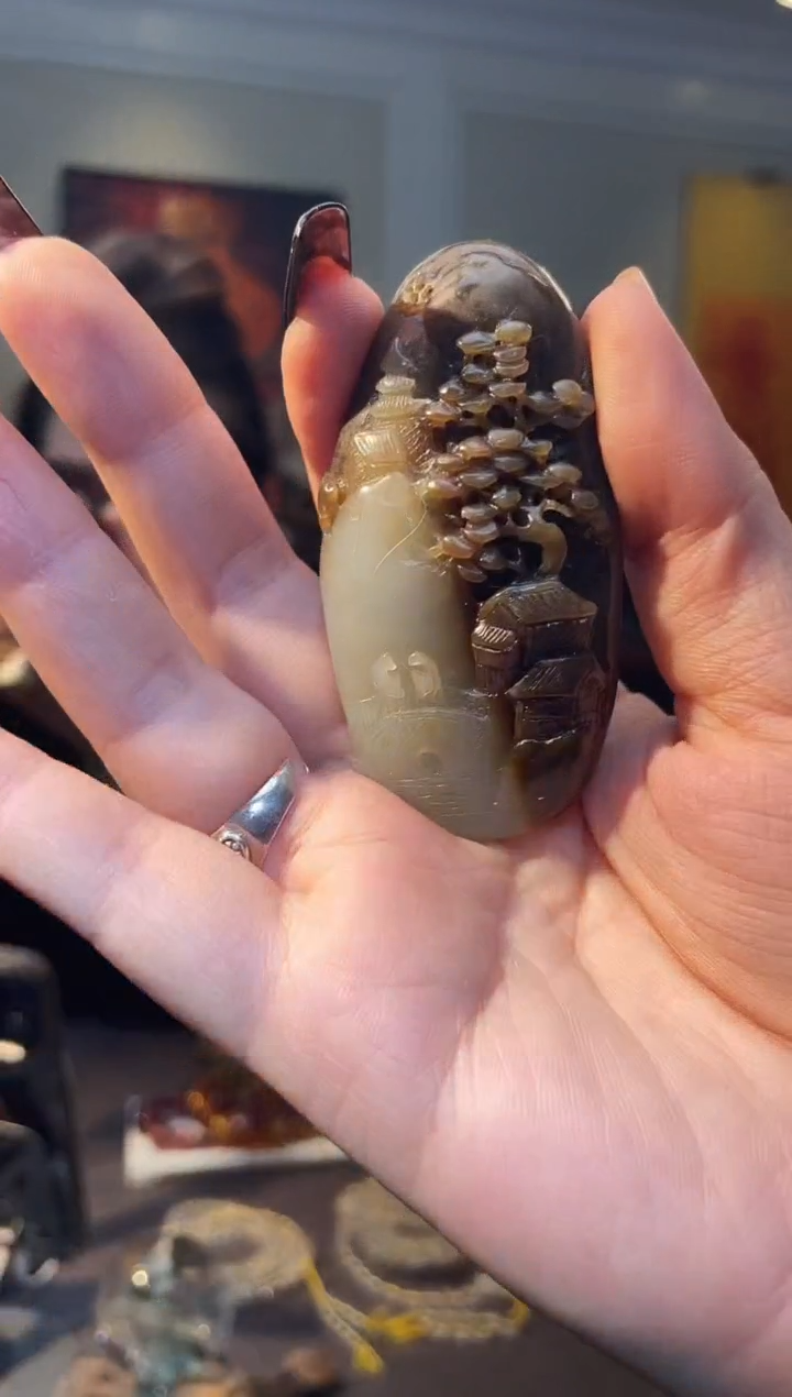 琉璃/树脂/塑料类雕刻吊坠