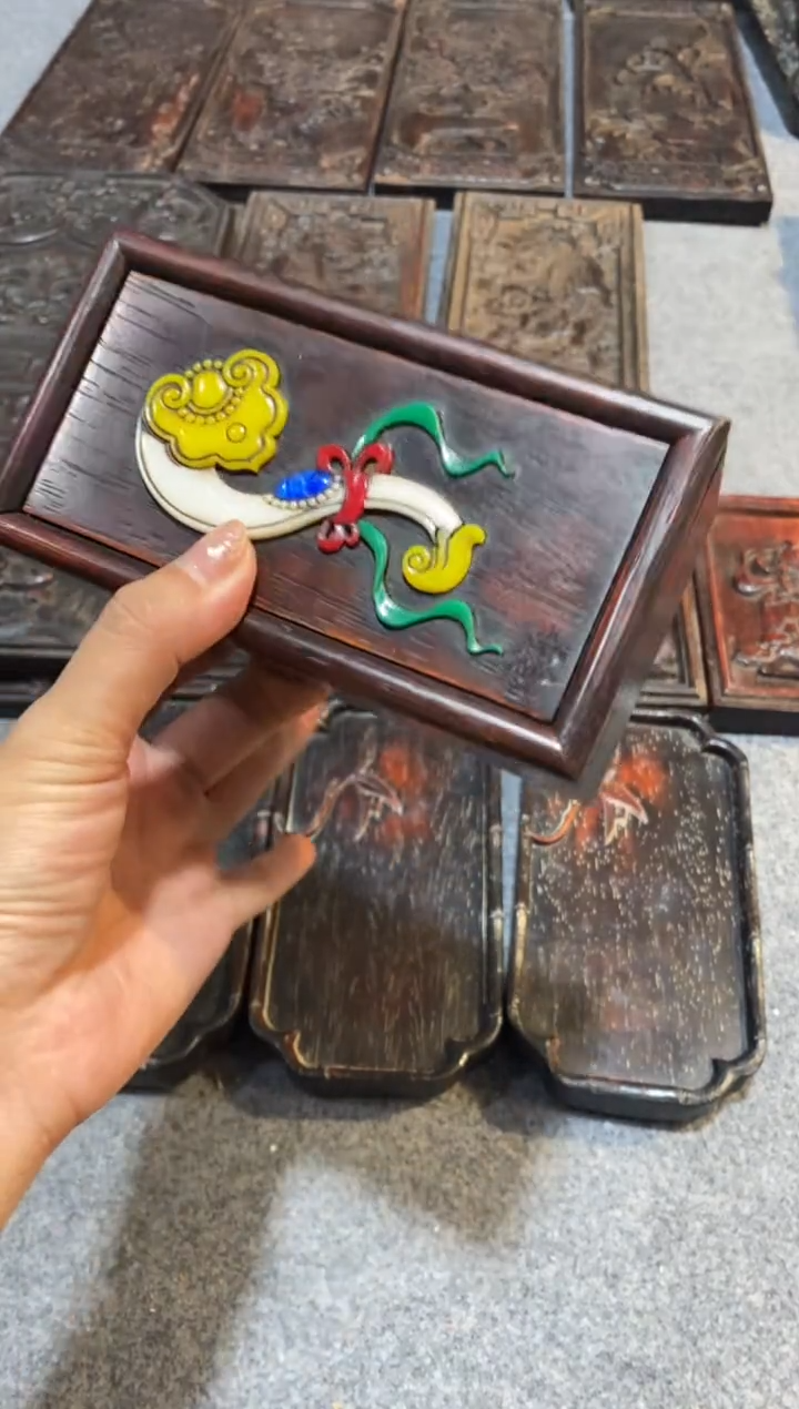 檀香紫檀（小叶紫檀）紫檀拆件雕刻板以直播间实物为准