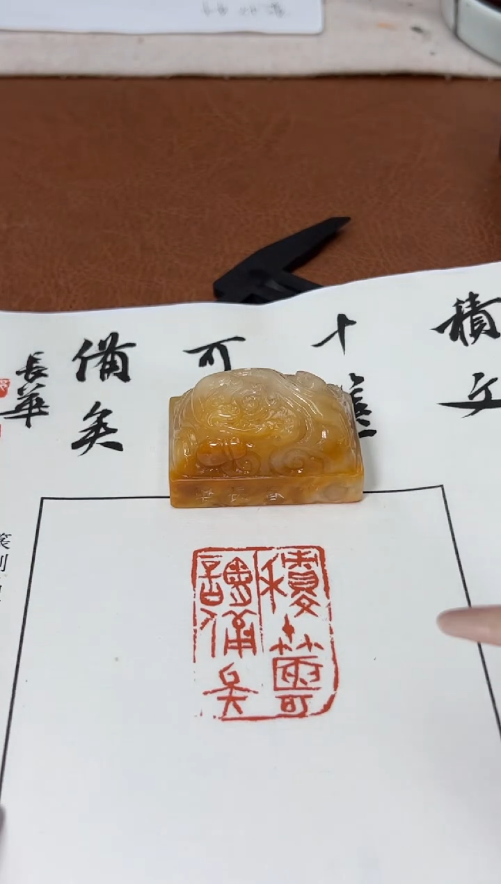 【闪购商品】老挝石印石郑长华X47731积文十箧可谓备矣