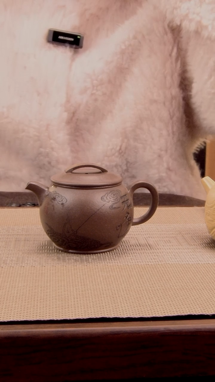 茶壶紫砂栀***茶原矿天青古瓦原矿