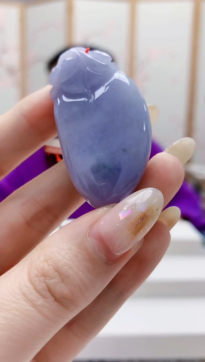 未镶嵌定制翡翠4852jw-毛货挂件55